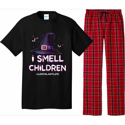 I Smell Children Lunch Lady Life Halloween For Lunch Lady Pajama Set