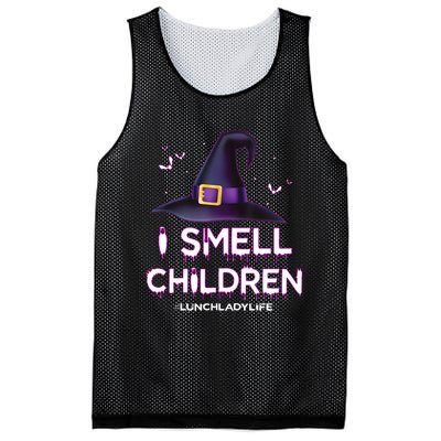 I Smell Children Lunch Lady Life Halloween For Lunch Lady Mesh Reversible Basketball Jersey Tank