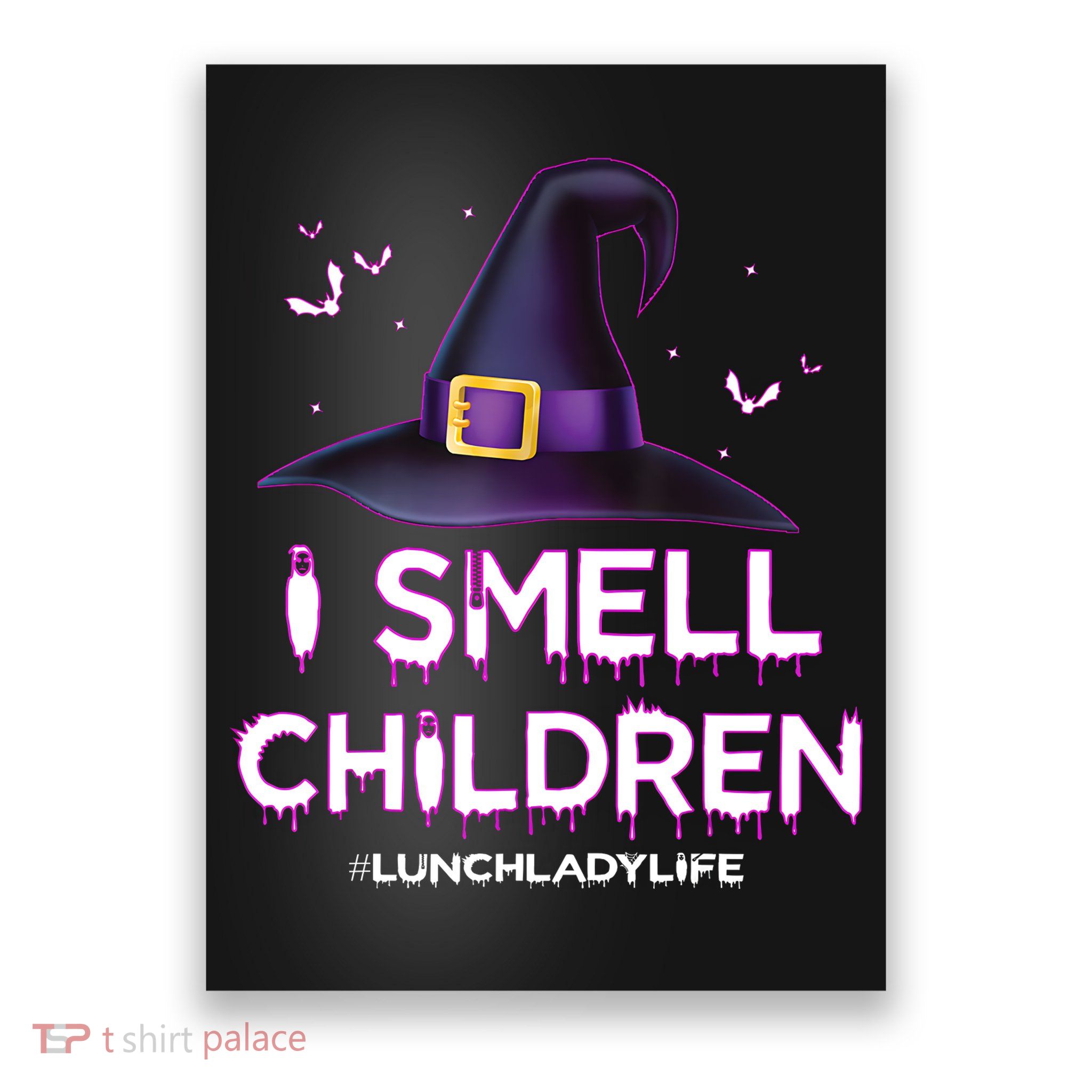 I Smell Children Lunch Lady Life Halloween For Lunch Lady Poster