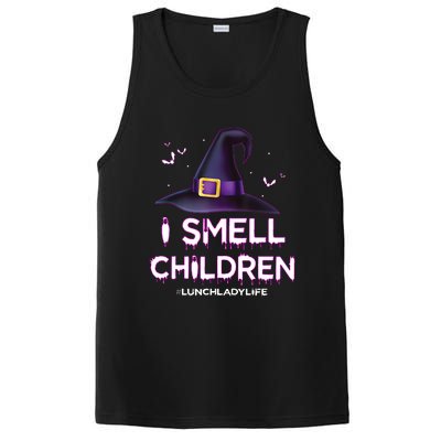 I Smell Children Lunch Lady Life Halloween For Lunch Lady PosiCharge Competitor Tank