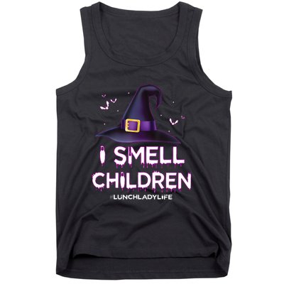 I Smell Children Lunch Lady Life Halloween For Lunch Lady Tank Top