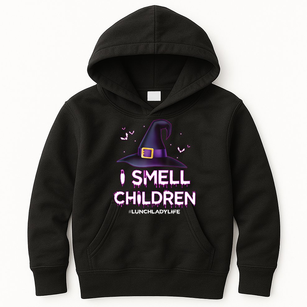 I Smell Children Lunch Lady Life Halloween For Lunch Lady Kids Hoodie