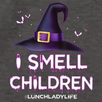 I Smell Children Lunch Lady Life Halloween For Lunch Lady Vector Backpack