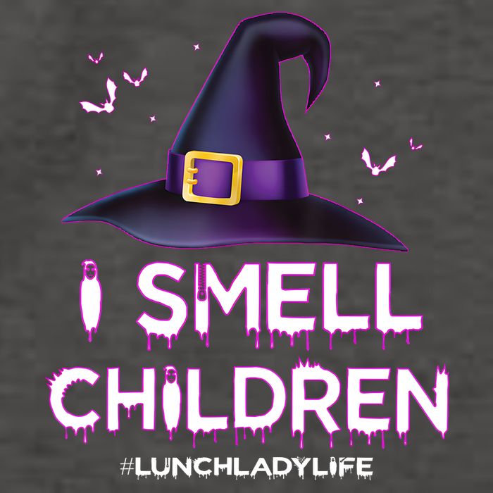 I Smell Children Lunch Lady Life Halloween For Lunch Lady Vector Backpack