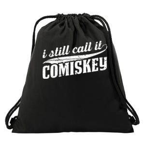 I Still Call It Comiskey Baseball Lovers Drawstring Bag