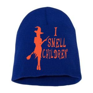 I Smell Children Gift Halloween Witch Gift Short Acrylic Beanie