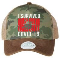 I Survived Covid19 Distressed Legacy Tie Dye Trucker Hat