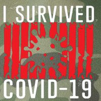 I Survived Covid19 Distressed Legacy Tie Dye Trucker Hat