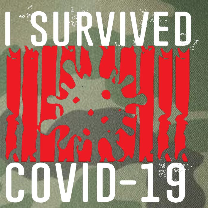 I Survived Covid19 Distressed Legacy Tie Dye Trucker Hat