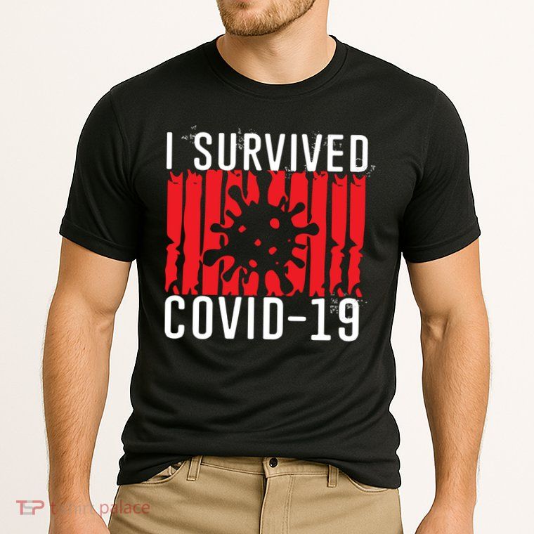 I Survived Covid19 Distressed Performance Shirt