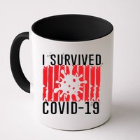 I Survived Covid19 Distressed Mug