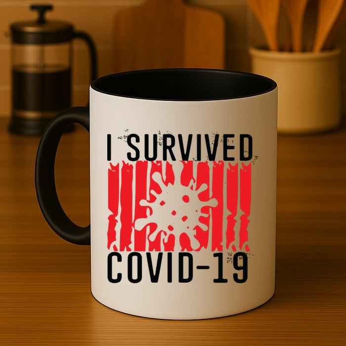 I Survived Covid19 Distressed Mug
