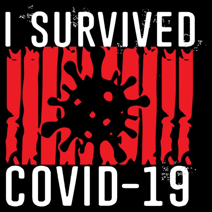 I Survived Covid19 Distressed 16 in Basic Backpack