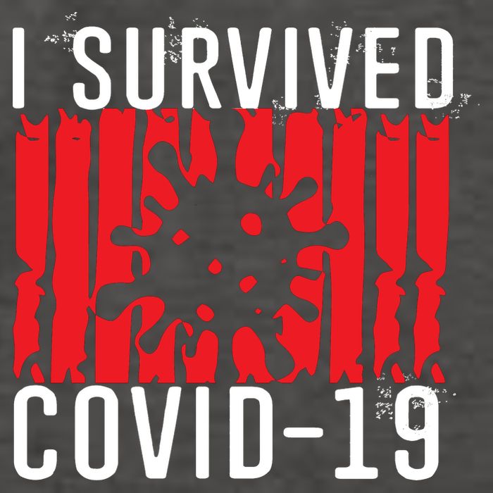 I Survived Covid19 Distressed Vector Backpack