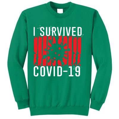I Survived Covid19 Distressed Sweatshirt