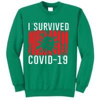 I Survived Covid19 Distressed Sweatshirt