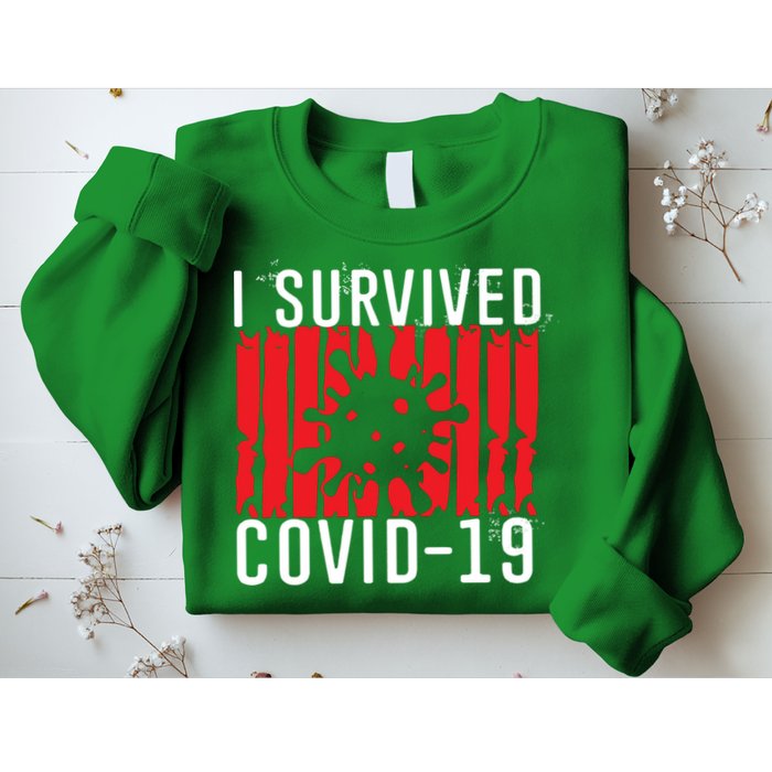 I Survived Covid19 Distressed Sweatshirt