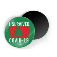 I Survived Covid19 Distressed Magnet