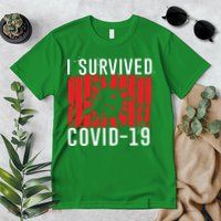 I Survived Covid19 Distressed Premium T-Shirt