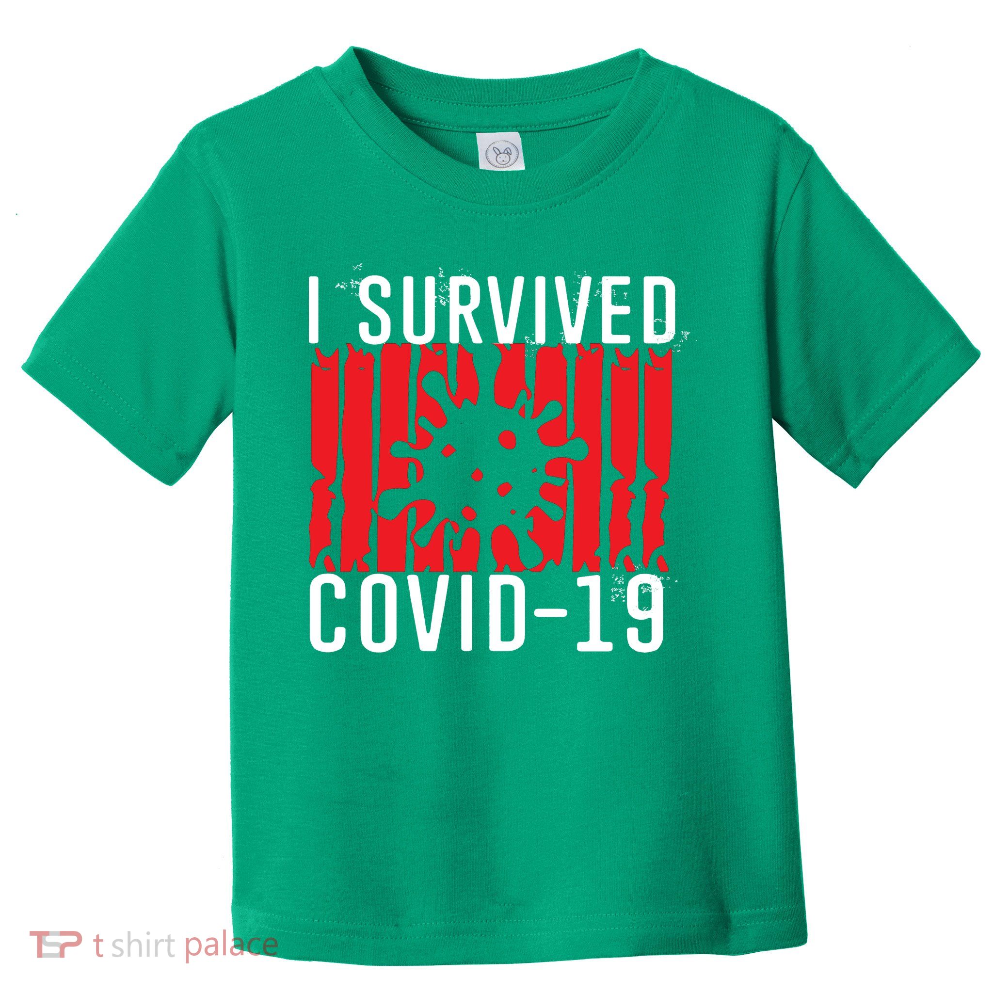I Survived Covid19 Distressed Toddler T-Shirt