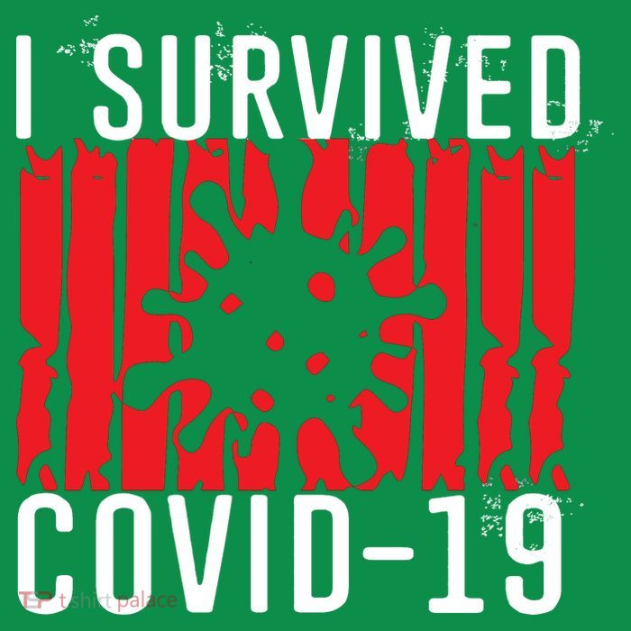 I Survived Covid19 Distressed Womens T-Shirt