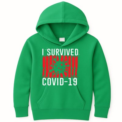 I Survived Covid19 Distressed Kids Hoodie