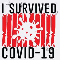 I Survived Covid19 Distressed Garment-Dyed Sweatshirt