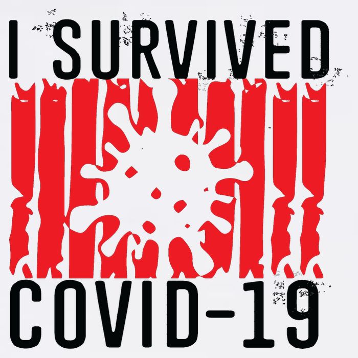 I Survived Covid19 Distressed Garment-Dyed Sweatshirt