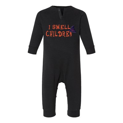 I Smell Children Gift Halloween Witch Gift Infant Fleece One Piece