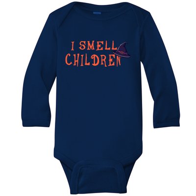 I Smell Children Gift Halloween Witch Gift Baby Long Sleeve Bodysuit