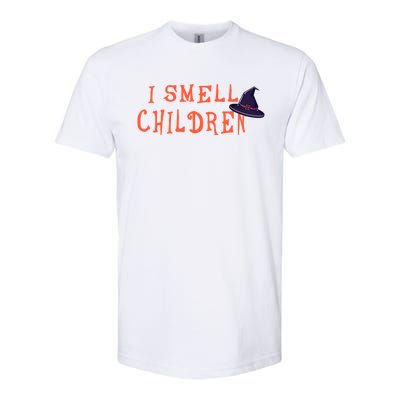 I Smell Children Gift Halloween Witch Gift Softstyle® CVC T-Shirt