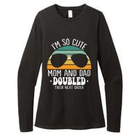 I'm So Cute Mom And Dad Doubled Their Next Order Twins Boy Womens CVC Long Sleeve Shirt