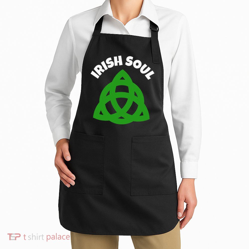 IRISH SOUL CELTIC KNOT ST. PATRICK'S DAY Apron