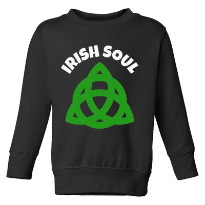 IRISH SOUL CELTIC KNOT ST. PATRICK'S DAY Toddler Sweatshirt