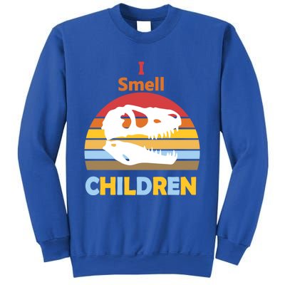 I Smell Children Dinosaur Tmeaningful Giftrex For Funny Scary Halloween Gift Sweatshirt