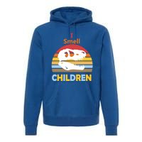 I Smell Children Dinosaur Tmeaningful Giftrex For Funny Scary Halloween Gift Premium Hoodie