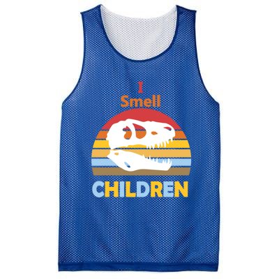 I Smell Children Dinosaur Tmeaningful Giftrex For Funny Scary Halloween Gift Mesh Reversible Basketball Jersey Tank