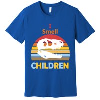 I Smell Children Dinosaur Tmeaningful Giftrex For Funny Scary Halloween Gift Premium T-Shirt