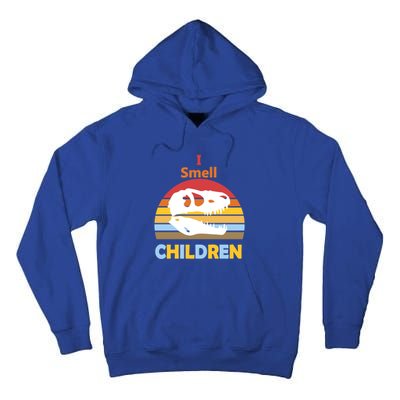 I Smell Children Dinosaur Tmeaningful Giftrex For Funny Scary Halloween Gift Tall Hoodie