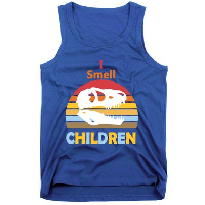 I Smell Children Dinosaur Tmeaningful Giftrex For Funny Scary Halloween Gift Tank Top