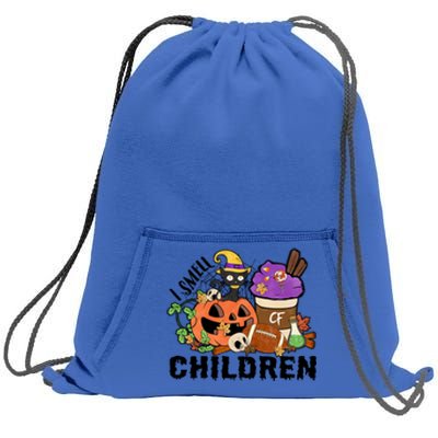 I Smell Children Funny Witches Halloween Party Costume Gift Sweatshirt Cinch Pack Bag