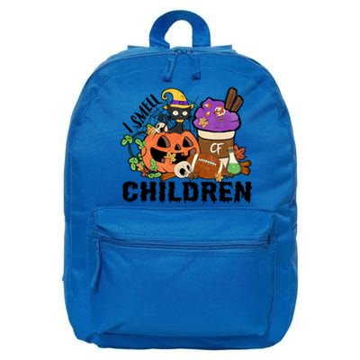 I Smell Children Funny Witches Halloween Party Costume Gift 16 in Basic Backpack