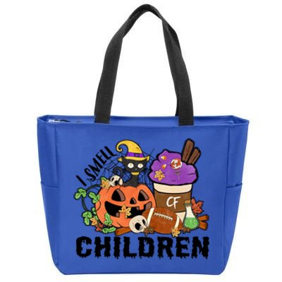 I Smell Children Funny Witches Halloween Party Costume Gift Zip Tote Bag