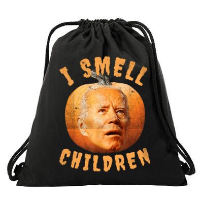 I Smell Children Anti Joe Biden Funny Witches Halloween Drawstring Bag