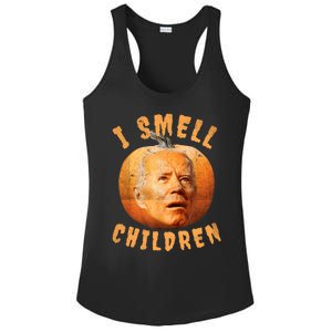 I Smell Children Anti Joe Biden Funny Witches Halloween Ladies PosiCharge Competitor Racerback Tank