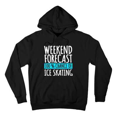 Ice Skating Coach Figure Skater Skates Sport Hoodie