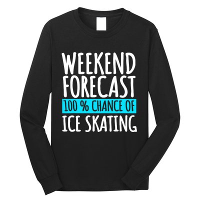 Ice Skating Coach Figure Skater Skates Sport Long Sleeve Shirt