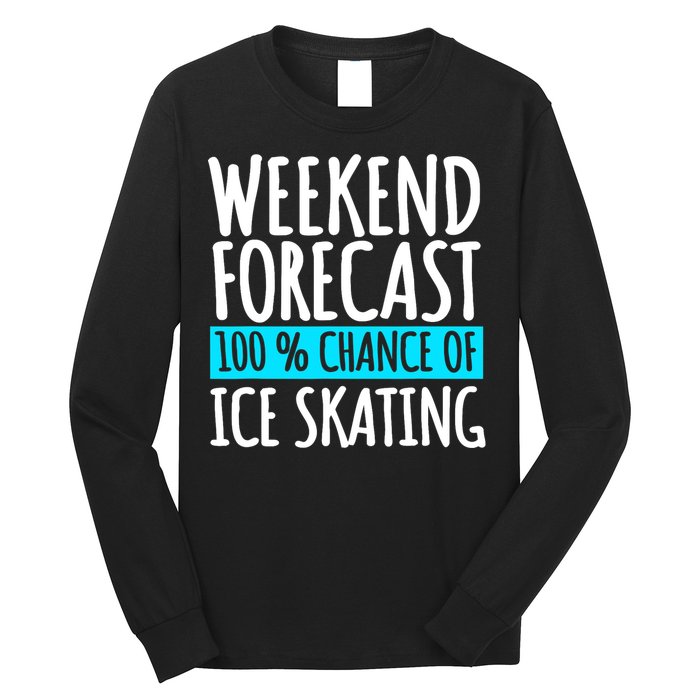 Ice Skating Coach Figure Skater Skates Sport Long Sleeve Shirt