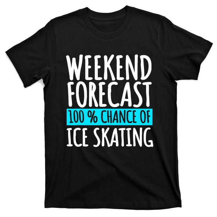 Ice Skating Coach Figure Skater Skates Sport T-Shirt