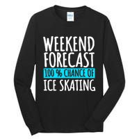 Ice Skating Coach Figure Skater Skates Sport Tall Long Sleeve T-Shirt